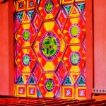 Витраж в актовом зале. В соавторстве с Г. Слюсаревым